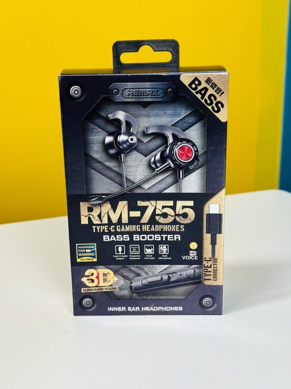 Remax RM755 Gaming Earphone With Super Bass For Type-C